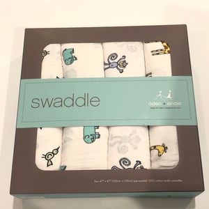 aden and anais swaddle set of 4 jungle jam